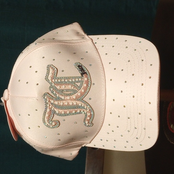 Juicy Couture Accessories - Juicy Couture Pearl And Rhinestone Cap